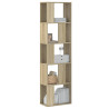 Librería de 5 niveles madera roble Sonoma 45x23.5x162.5 cm 1