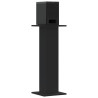 Soportes altavoces 2 uds madera ingeniería negro 30x30x80 cm 3