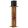 Soportes altavoces 2 uds madera roble envejecido 30x30x95 cm 3