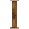 Soportes altavoces 2 uds madera roble envejecido 30x30x95 cm 5