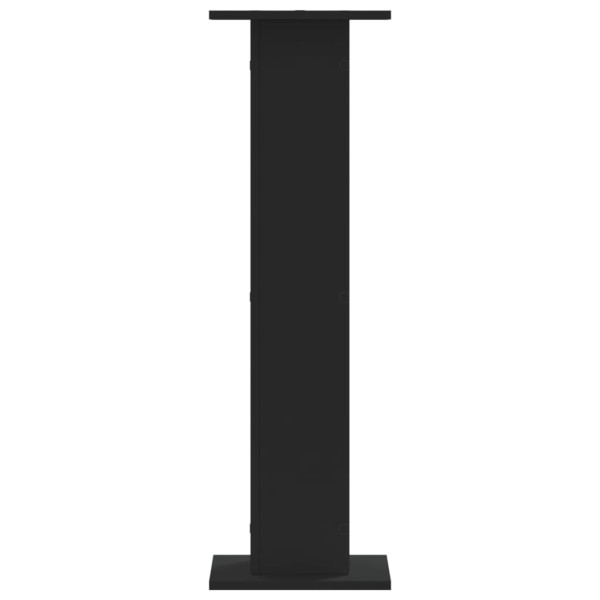 Soportes altavoces 2 uds madera ingeniería negro 30x30x95 cm M 4