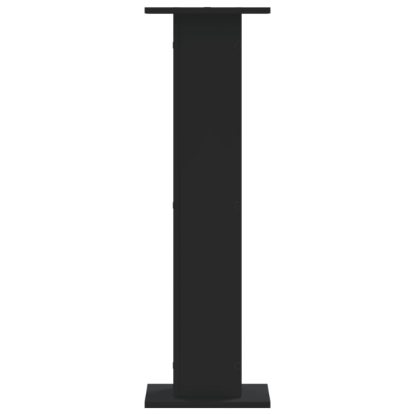 Soportes altavoces 2 uds madera ingeniería negro 30x30x95 cm M 5