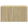 Armario de pared madera ingeniería roble Sonoma 70x42.5x40 cm 4