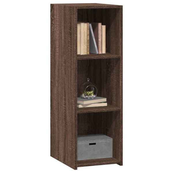 Aparador de madera de ingeniería marrón roble 30x41x93 cm M 3