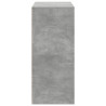 Aparador madera de ingeniería gris hormigón 70x41x93 cm 5