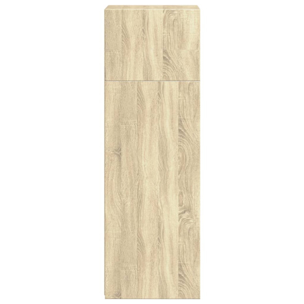 Aparador alto madera de ingeniería roble Sonoma 40x41x124 cm M 5