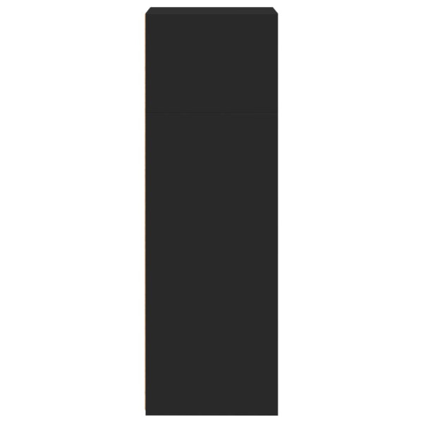 Armário alto 45x41x124cm derivados de madeira preto M 5