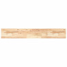 Estante flotante madera maciza de acacia sin tratar 160x20x2 cm 2