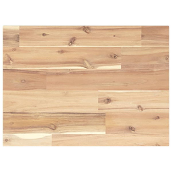 Estante flotante madera maciza de acacia sin tratar 60x30x2 cm M 2