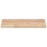 Estante flotante madera maciza de acacia sin tratar 60x30x2 cm 4