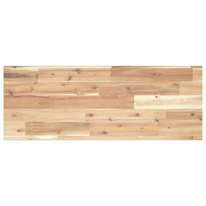 Estante flotante madera maciza de acacia sin tratar 80x30x2 cm H