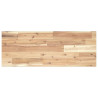 Estante flotante madera maciza de acacia sin tratar 80x30x2 cm 2