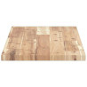Estante flotante madera maciza de acacia sin tratar 80x30x2 cm 5