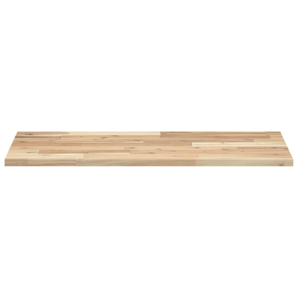 Estantes flotantes 2 uds madera acacia sin tratar 100x40x2 cm M 4
