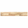 Estante flotante madera maciza de acacia sin tratar 140x20x4 cm 2