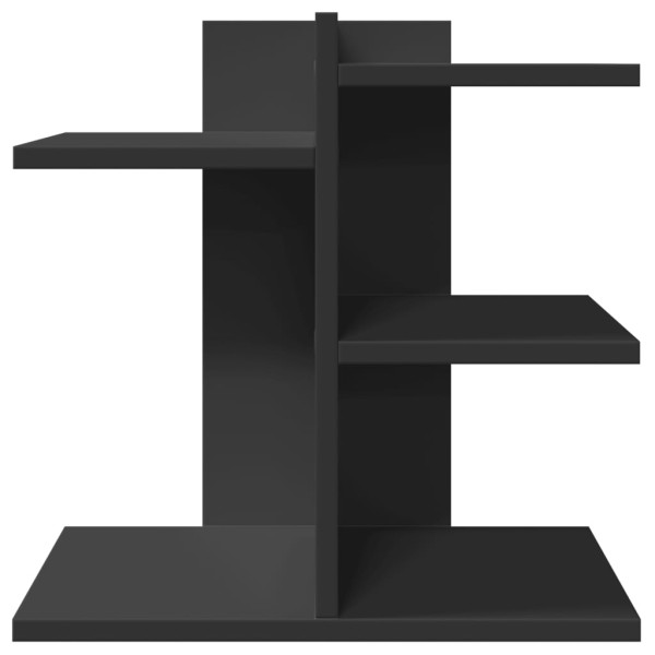 Organizador escritorio madera ingeniería negro 42x21.5x42 cm M 4