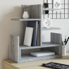 Organizador escritorio madera ingeniería gris 49x20x52.5 cm 1