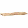 Estantes flotantes 4 uds madera acacia sin tratar 80x30x4 cm 3
