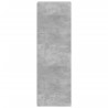 Aparador alto madera de ingeniería gris hormigón 30x41x124 cm 5