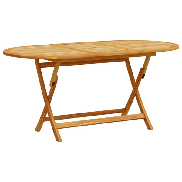 Juego comedor de jardín 7 pzas madera maciza acacia y textileno M 3