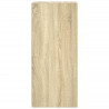 Aparador de madera de ingeniería roble Sonoma 30x41x93 cm 5