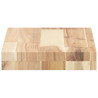 Estante flotante madera maciza de acacia sin tratar 60x20x4 cm 5