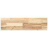 Estante flotante madera maciza de acacia sin tratar 100x20x4 cm 2