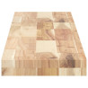 Estantes flotantes 4 uds madera acacia sin tratar 140x20x4 cm 5