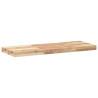 Estantes flotantes 2 uds madera acacia sin tratar 80x30x4 cm 3