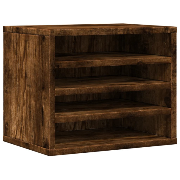 Organizador de escritorio madera roble ahumado 36x26x29.5 cm M 2