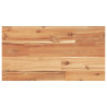 Estante flotante madera acacia maciza acabado aceite 60x20x2 cm 2