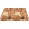 Estante flotante madera acacia maciza acabado aceite 80x30x4 cm 5