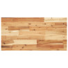 Estante flotante madera acacia maciza acabado aceite 100x40x4cm 2
