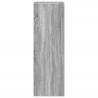 Aparador alto madera de ingeniería gris Sonoma 45x41x124 cm 5