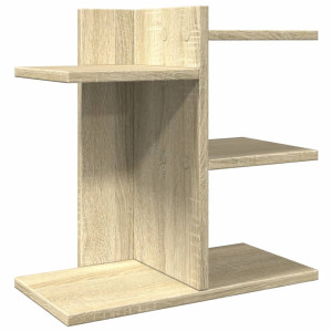 Organizador de escritorio madera roble Sonoma 42x21.5x42 cm H