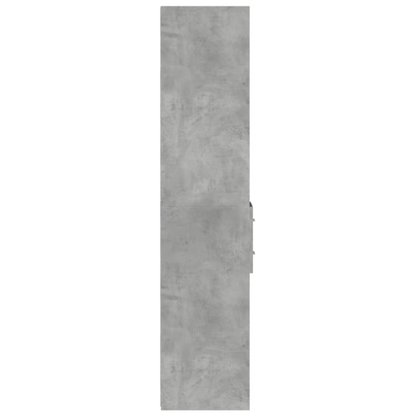 Armário alto 30x42.5x185 cm derivados de madeira cinza cimento M 5