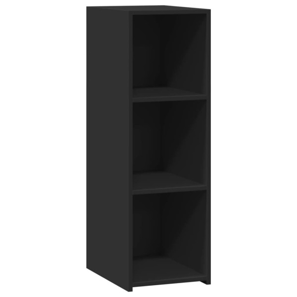 Aparador de madera de ingeniería negro 30x41x93cm M 2