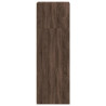 Aparador alto madera de ingeniería marrón roble 40x41x124 cm 5