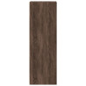Aparador alto madera de ingeniería marrón roble 30x41x124 cm 5