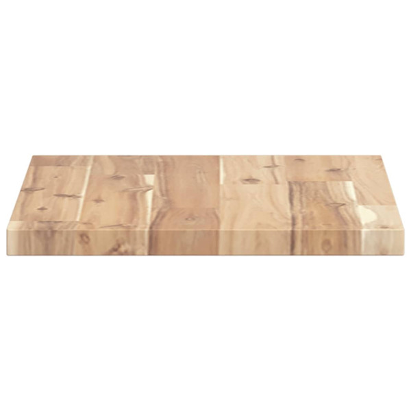Estantes flotantes 3 uds madera acacia sin tratar 60x30x2 cm M 5