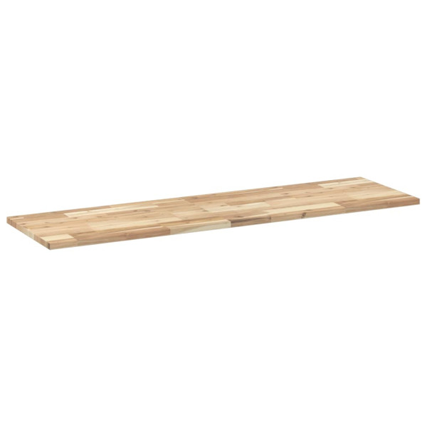 Estantes flotantes 3 uds madera acacia sin tratar 120x40x2 cm M 3