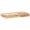 Estantes flotantes 4 uds madera acacia sin tratar 40x20x4 cm 3