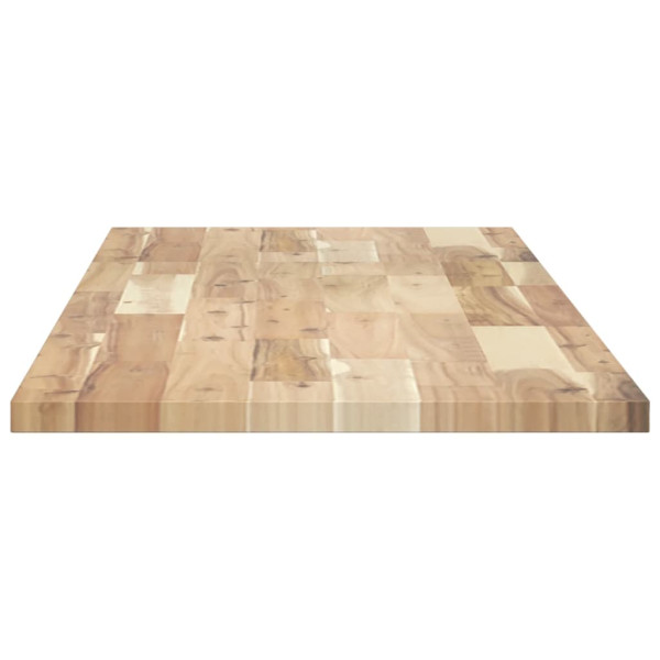 Estante flotante madera maciza de acacia sin tratar 160x40x2 cm M 5