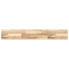 Estante flotante madera maciza de acacia sin tratar 160x20x4 cm 2