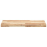 Estante flotante madera maciza de acacia sin tratar 140x40x4 cm 4