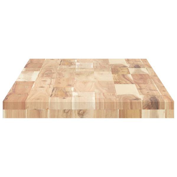 Estantes flotantes 3 uds madera acacia sin tratar 160x40x4 cm M 5
