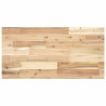 Estante flotante madera maciza de acacia sin tratar 100x40x4 cm 2