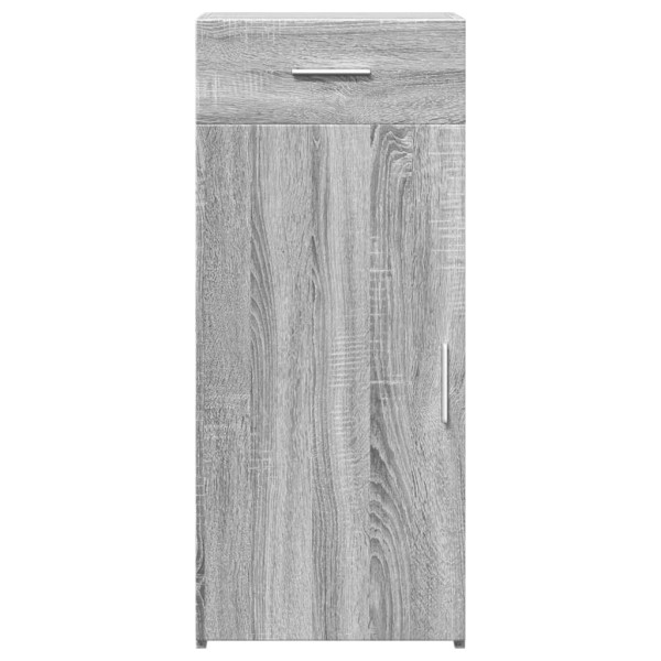 Aparador madera de ingeniería gris Sonoma 40x42.5x93 cm M 4