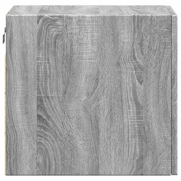 Armario de pared madera de ingeniería gris Sonoma 30x42.5x40 cm M 5