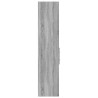 Aparador de madera de ingeniería gris Sonoma 30x42.5x185 cm 5